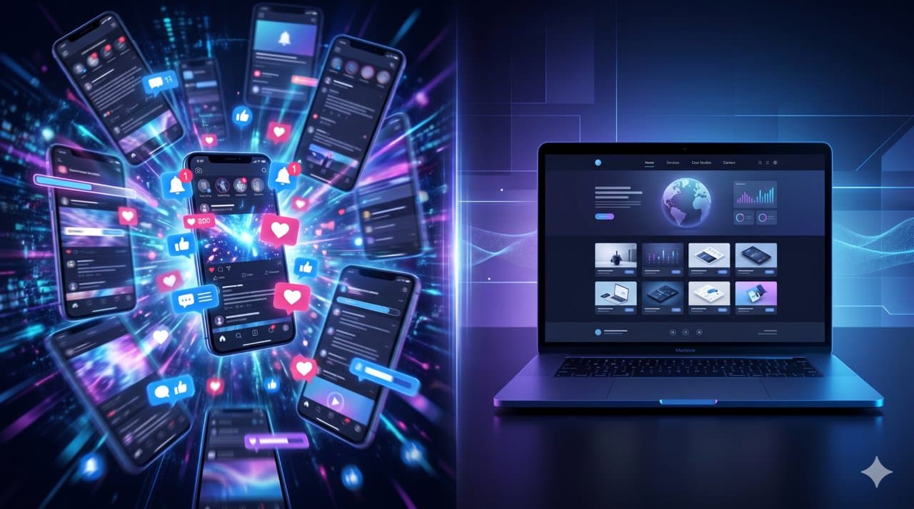 website or social media